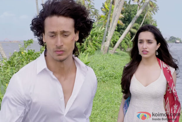 Tiger Shroff and Shraddha Kapoor in a Sab Tera song still from Baaghi