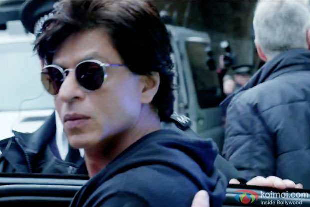 Shah Rukh Khan in a still from Fan