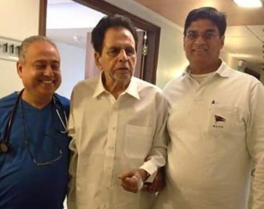 Dilip Kumar at Lilavati Hospital