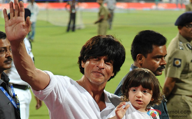 Shah Rukh Khan with his son AbRam Khan