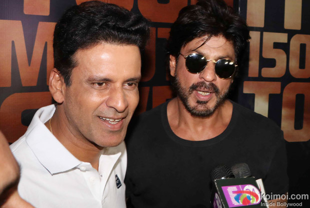 Shah Rukh Khan and Manoj Bajpai