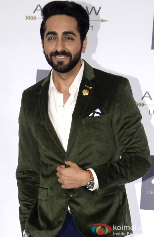 Ayushmann Khurrana during the promotion of Arrow Shirts