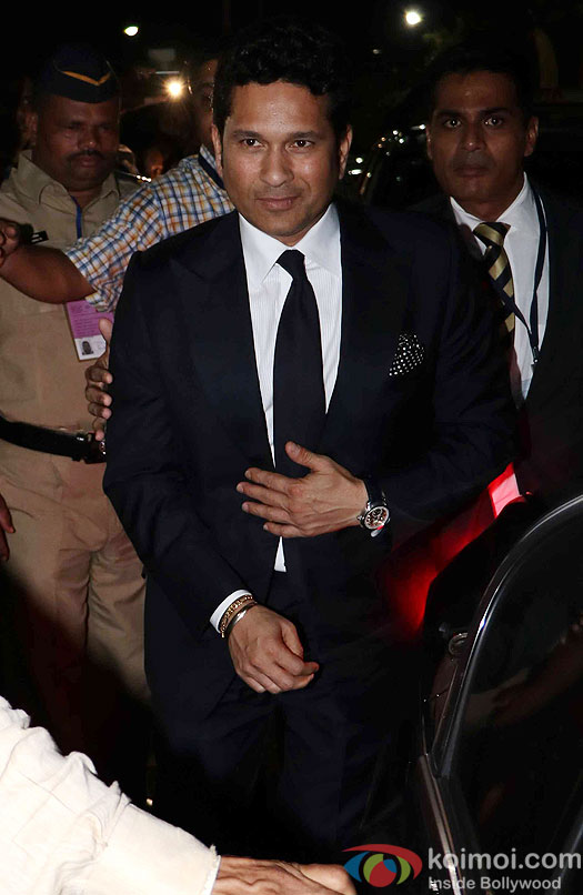 Sachin Tendulkar during a charity event to support NGO’s Childline