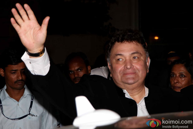 Rishi kapoor during a charity event to support NGO’s Childline