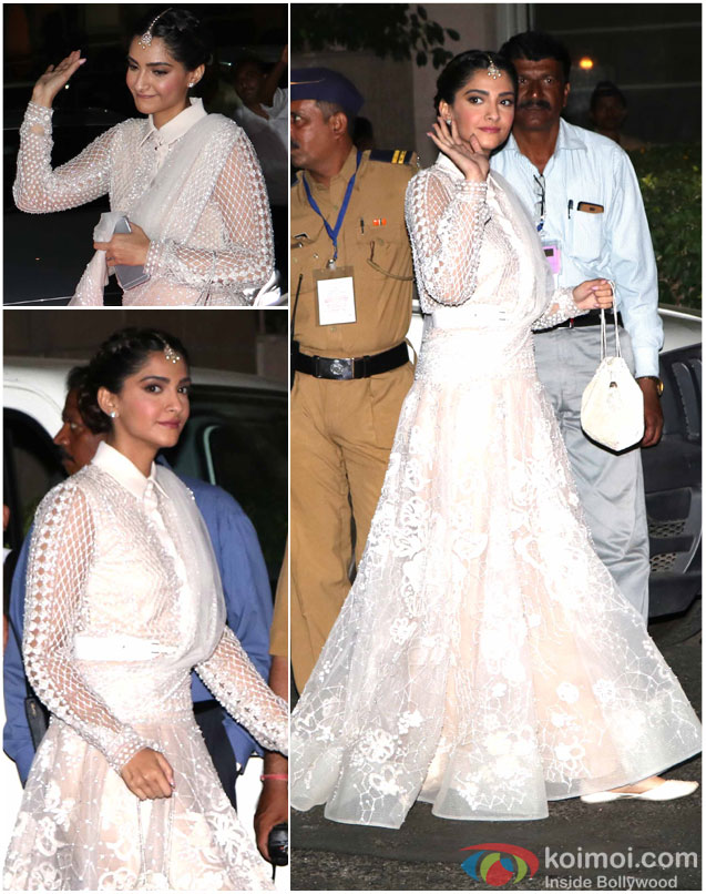 Sonam kapoor during a charity event to support NGO’s Childline