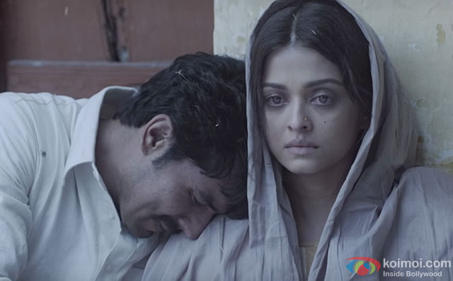 Randeep Hooda and Aishwarya Rai Bachchan in a 'Dard' Song still from movie 'Sarbjit'