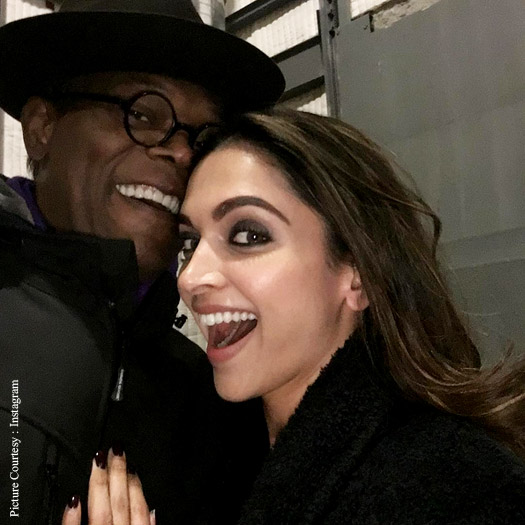 Deepika's Namaste & Hindi Lessons For Samuel Jackson