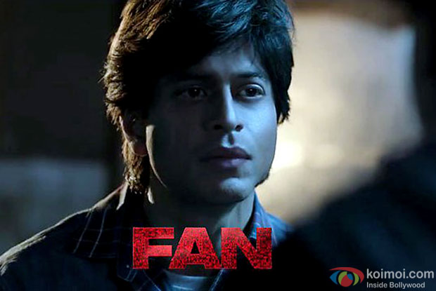 Shah Rukh Khan in a still from Fan