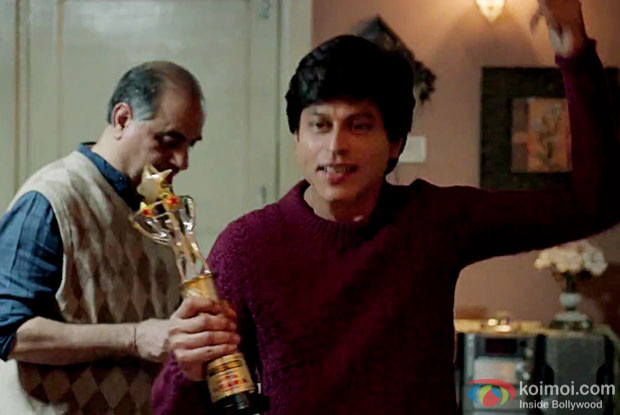 Shah Rukh Khan in a still from Fan