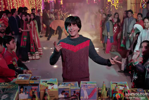 Shah Rukh Khan in a still from Fan