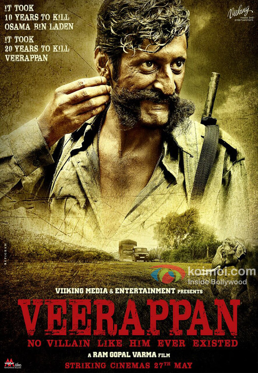First Look Poster : RGV Presents To Us The Deadly Veerappan