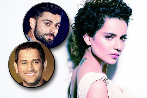 Triple Fun: Kangana Ranaut, Virat Kohli & M.S.Dhoni Will Be Seen In An Ad Together