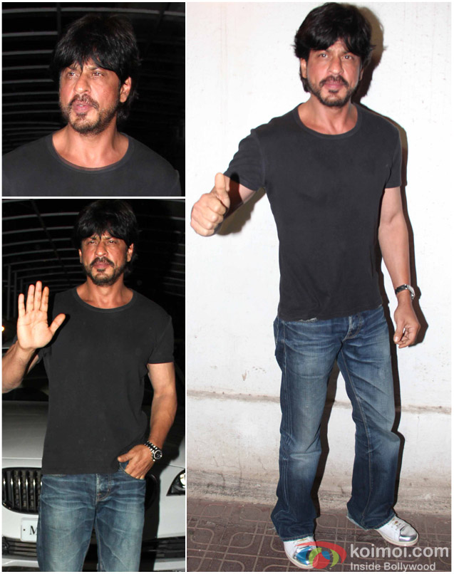 Shah Rukh Khan during a party hosted by Karan Johar