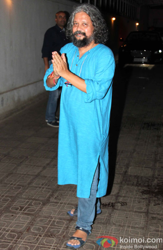 Amole Gupte during a party hosted by Karan Johar