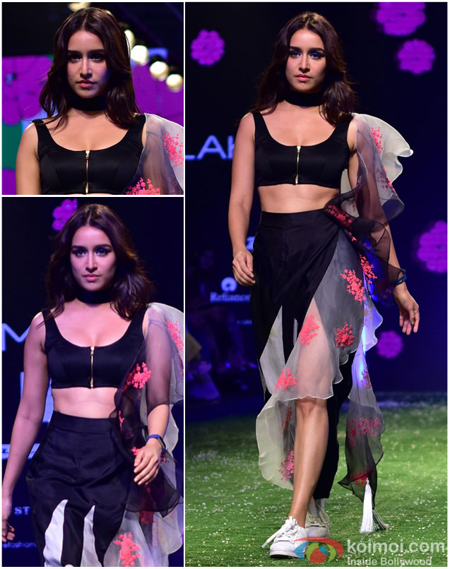 Shraddha Kapoor during the Lakme Fashion Week Summer/Resort 2016