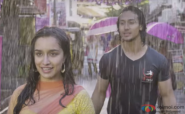 Shraddha Kapoor and Tiger Shroff in a still from movie 'Baaghi'