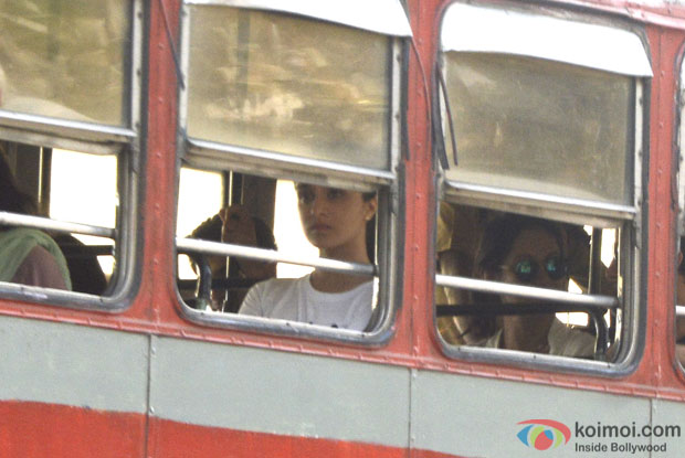 Shraddha Kapoor and Adutya Roy Kapur during the Shoot of Ok Jaanu