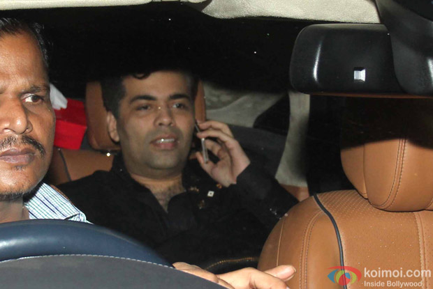 Karan Johar Snapped at Manish Malhotra's Party! 