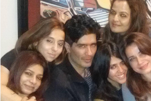 Ekta Kapoor and Neelam Kothari Snapped at Manish Malhotra's Party!