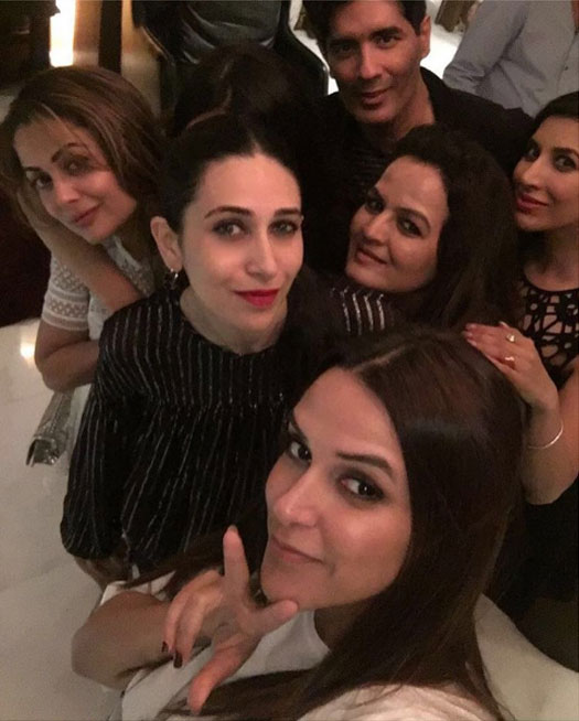Neha Dupia, Sophie Choudry, Karishma Kapoor and Amrita Arora Snapped at Manish Malhotra's Party!