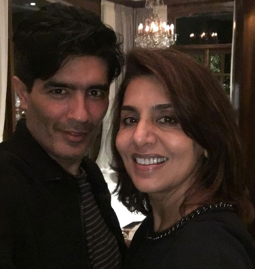 Neetu Singh Snapped at Manish Malhotra's Party!