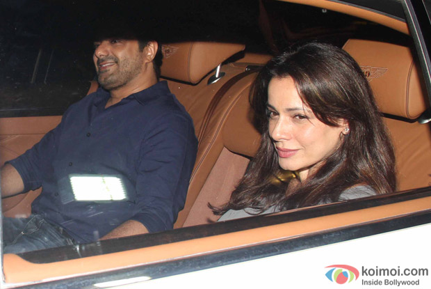 Neelam Kothari Snapped at Manish Malhotra's Party!