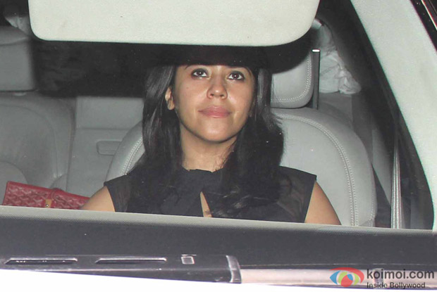 Ekta Kapoor Snapped at Manish Malhotra's Party!