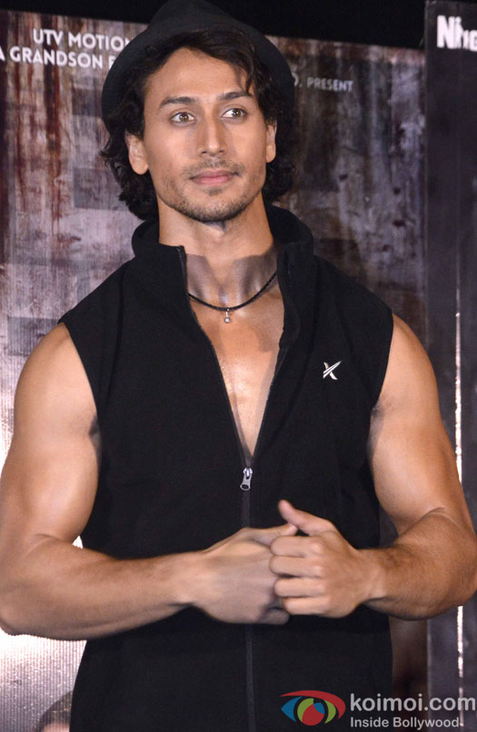 Tiger Shroff during the promotion of Baaghi