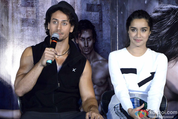 Tiger Shroff and Shraddha Kapoor during the promotion of Baaghi