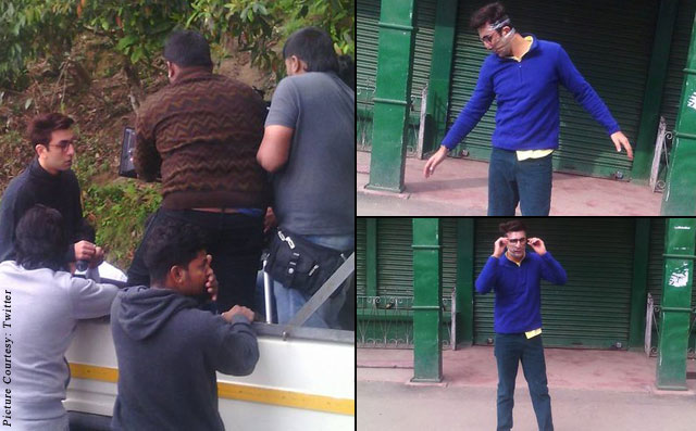 Ranbir Kapoor Spotted Shooting For Jagga Jasoos In Darjeeling