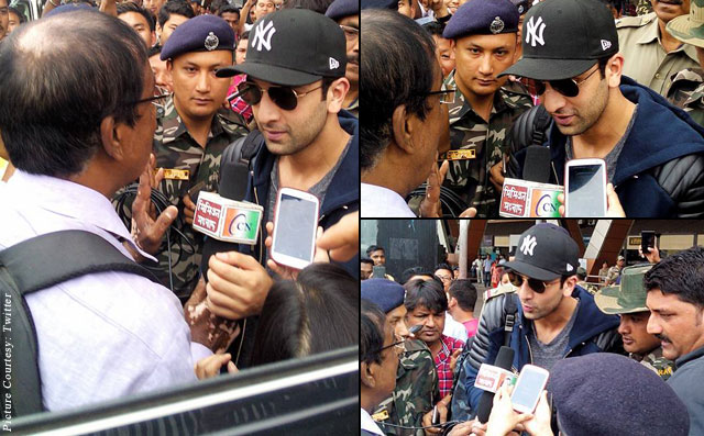 Ranbir Kapoor Spotted Shooting Jagga Jasoos In Darjeeling