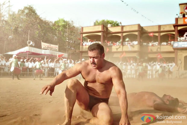Salman Khan in a still from Sultan