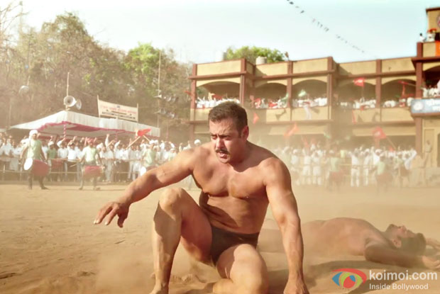 Salman Khan in a still from Sultan
