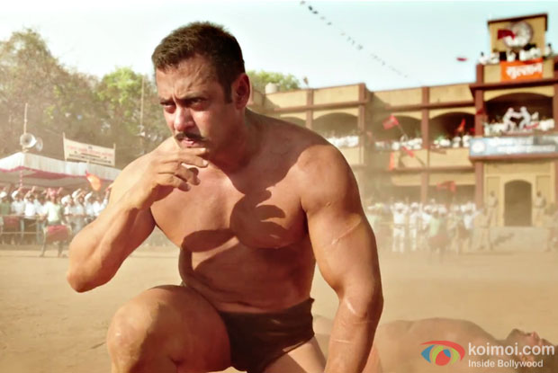 Salman Khan in a still from Sultan