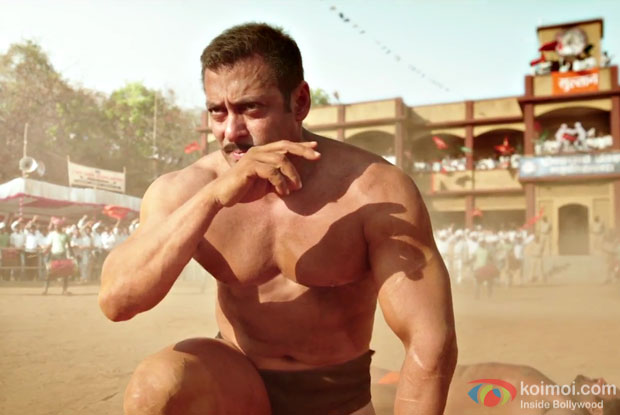 Salman Khan in a still from Sultan