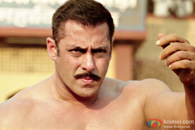 Salman Khan in a still from Sultan
