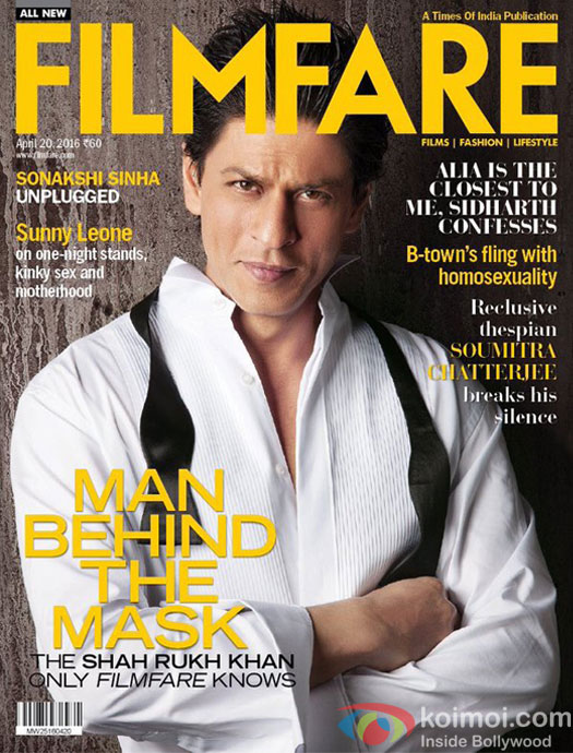  Shah Rukh Khan On Filmfare Cover