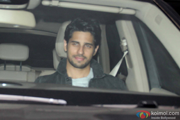 Sidharth Malhotra Spotted At Karan Johar's Office