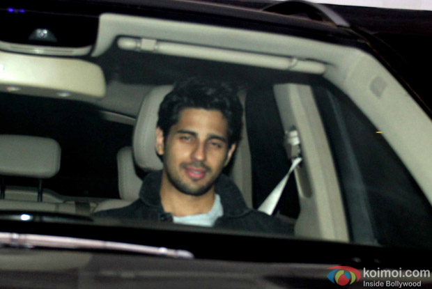 Sidharth Malhotra Spotted At Karan Johar's Office