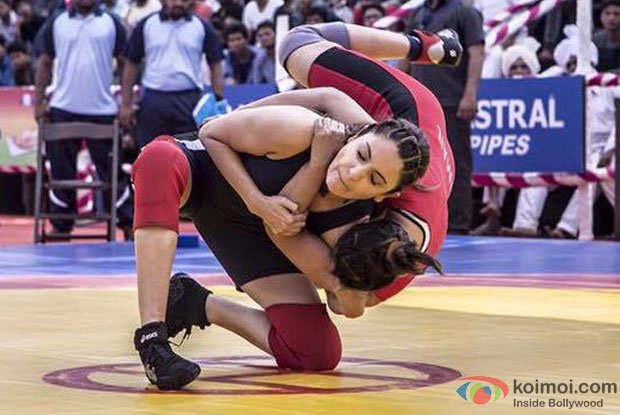 Anushka Sharma in a still from movie Sultan