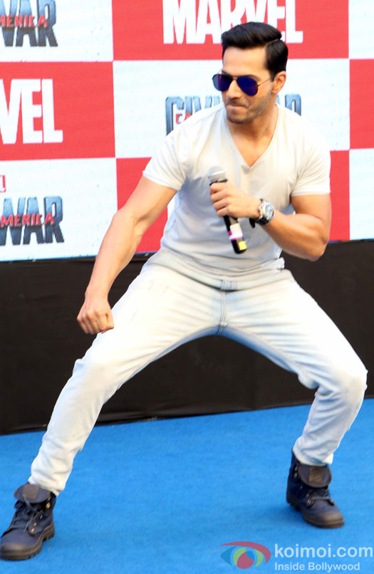 Varun Dhawan Launches Captain America Figurines