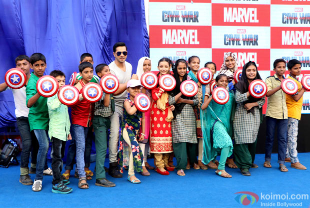Varun Dhawan Launches Captain America Figurines