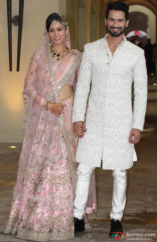 Mira Rajput and Shahid Kapoor