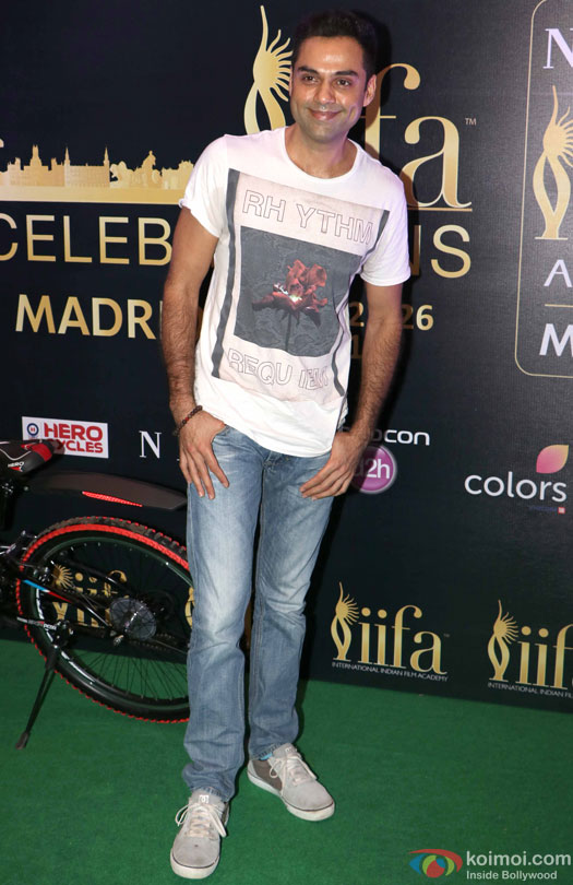 Abhay Deol during the 16th International Indian Film Academy (IIFA) Awards Press Conference