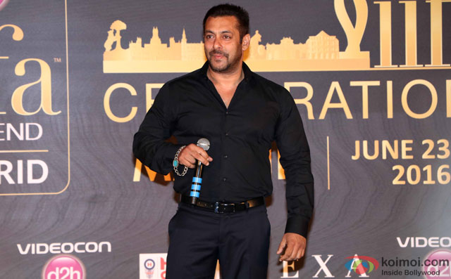 Salman Khan during the 16th International Indian Film Academy (IIFA) Awards Press Conference