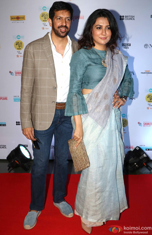 Kabir Khan and Mini Mathur during the conversation organised by MAMI Film Club