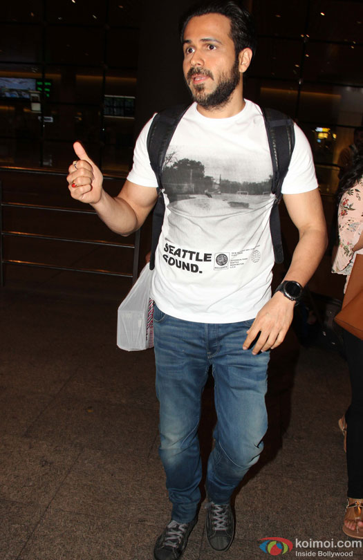 Emraan Hashmi Spotted At Airport