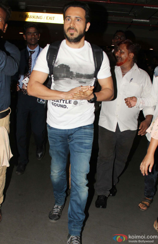 Emraan Hashmi Spotted At Airport