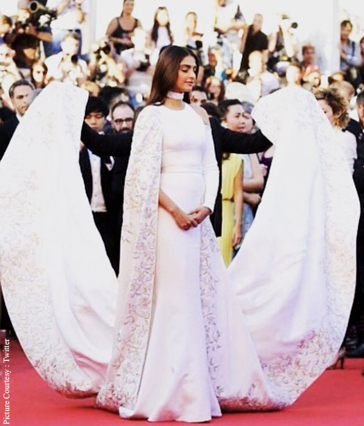 Sonam Kapoor at the 69th Cannes Film Festival