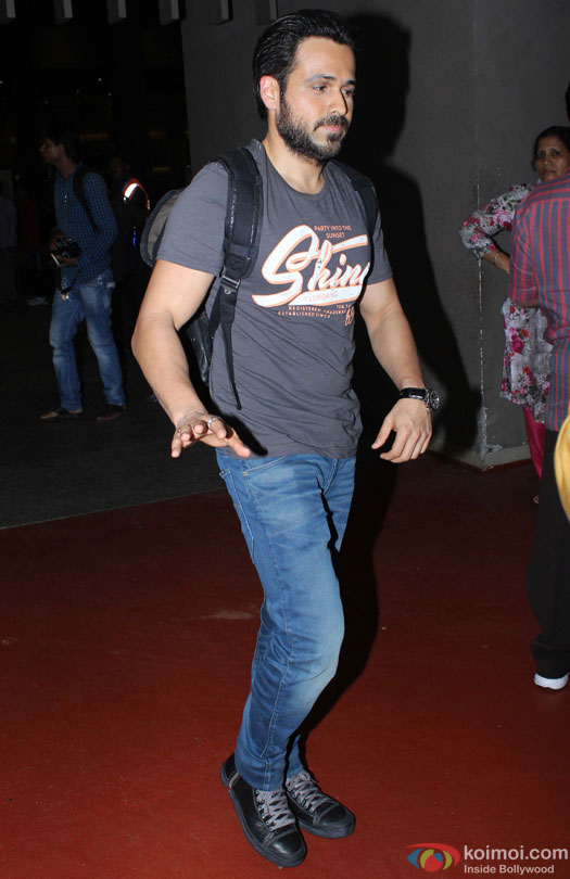 Emraan Hashmi Spotted At Airport